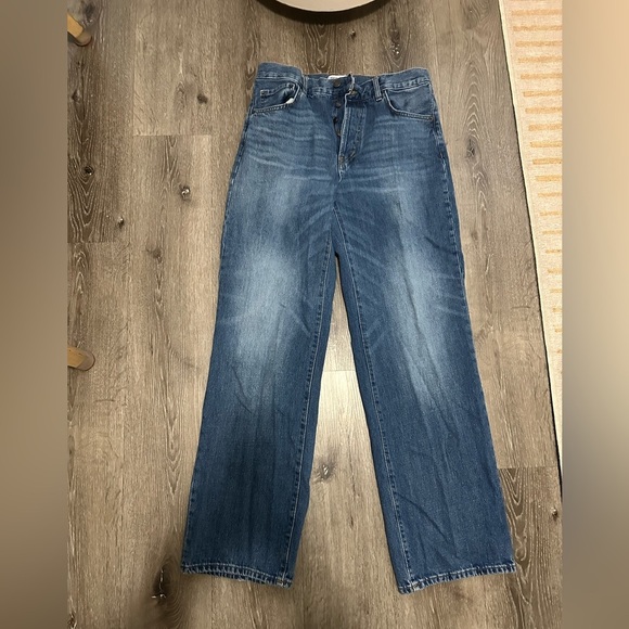 Zara Women's Blue Straight-Leg Jeans - Picture 2 of 10